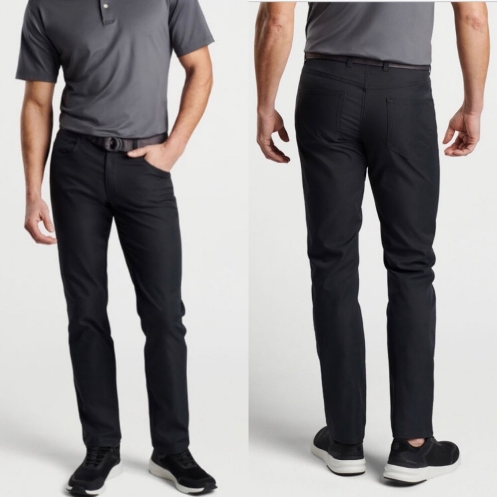 Peter Millar Performance Five-Pocket Pant Black 39/31”